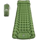 Awroutdoor Camping Isomatte,Einzelne Schlafmatte Ultraleichte Isomatte für Outdoor,Feuchtigkeitsfes für Wandern,Backpacking,Camping,Strand (Grün)